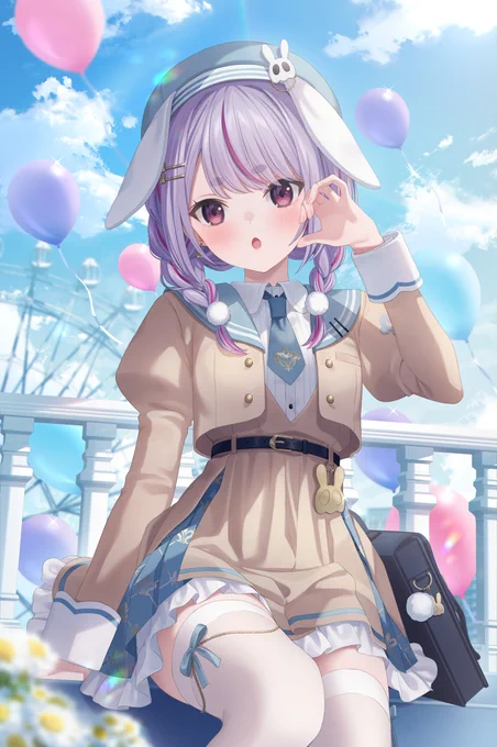 兎咲ミミちゃんの新衣装デザイン・制作をさせていただきました! #兎咲ミミ新衣装 