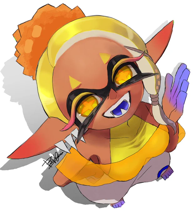 来年も宜しくなのじゃ! #Splatoon3 #splatoonart