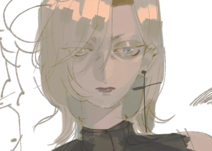 bug eyes (I need to relearn how to draw for myself...)