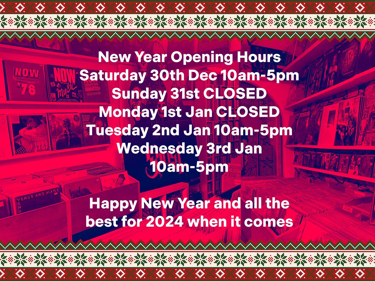 Shop opening hours for the next few days #viny| #records #cds #linlithgow #recordshop #recordstore #westlothian #edinburgh #glasgow @OneLinlithgow @RSDUK @RecordTokens lowportmusic.co.uk Thank you for supporting your local independent record shop