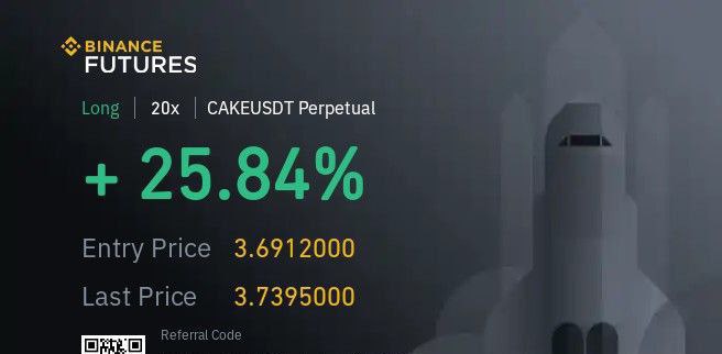 MR_WOLF_TRADE's tweet photo. #CAKE 25% Take Profit done 🔥🔥✅✅ https://t.co/7SXvNcqElD