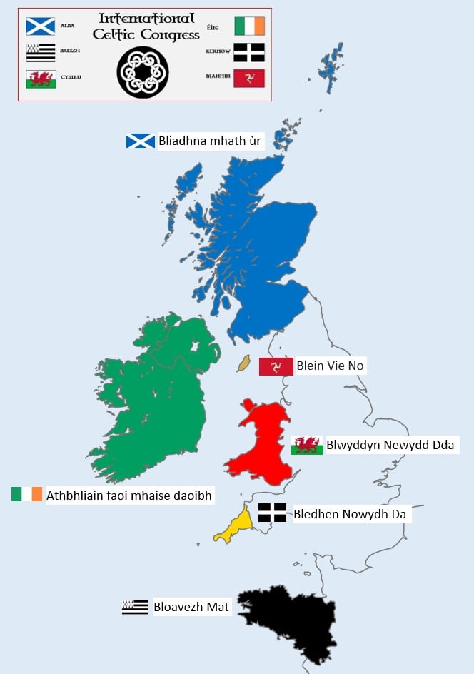 mattdspry's tweet photo. Happy New Year in the Celtic languages https://t.co/7oJySsJ17j