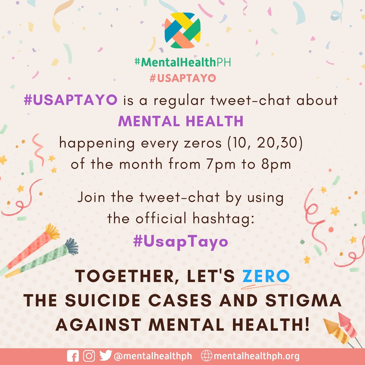 mentalhealthph's tweet image. QRT with your 2024 manifestations!

✨2024 cutie✨

End the year right with your #UsapKada para sa huling hirit for 2023! Samahan niyo kaming mag-manifest ng awesomeness for 2024.

Tara,#UsapTayo bukas,7PM!

READ: mentalhealthph.org/12-30-23/

#MentalHealthPH
