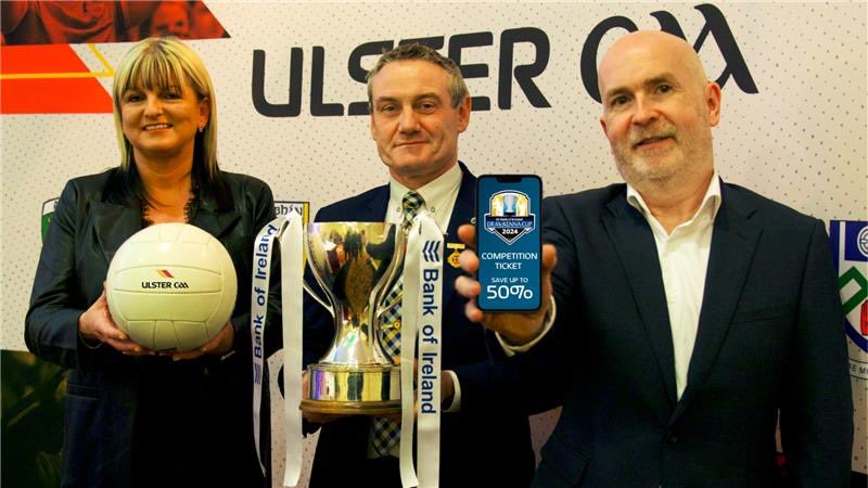 The new season is almost here!

Get your 2024 <a href="/BankofIrelandUK/">Bank of Ireland UK</a> Dr McKenna Cup Competition Ticket! 🎟️

The Competition Ticket grants entry to all Round 1, 2 &amp; 3 games, both Semi Finals &amp; the Final 🏆🏐

Purchase online here 👉 tinyurl.com/ymnbjkty

#BOIMcKennaCup24