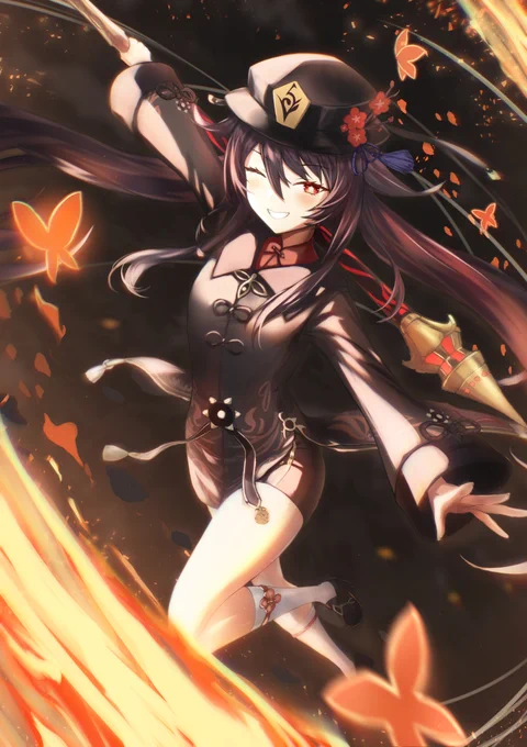 #今年も残りわずかなのでお気に入りの4枚を貼る  いろんな作品のFAを納得できる絵として描けたり、一次創作も増やしたい欲も出てきたから来年はどんどん描いて頑張っていくゾ