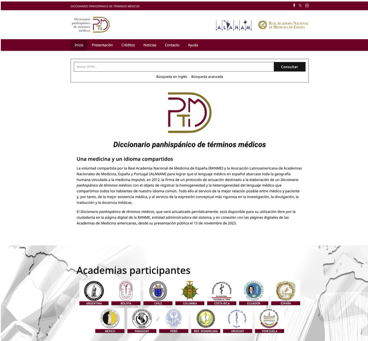radeninternet's tweet photo. Una nueva fuente de consulta es el 👉Diccionario Panhispánico de Términos Médicos. Obra magna fruto de la colaboración de 13 Academias Nacionales de Medicina de Iberoamérica y España👈@ranm_es  @SERAM_RX @residentesSERAM @SRadiologiaCV @ Enlace https://t.co/UAbclYrhN5 https://t.co/zZeM9C12za