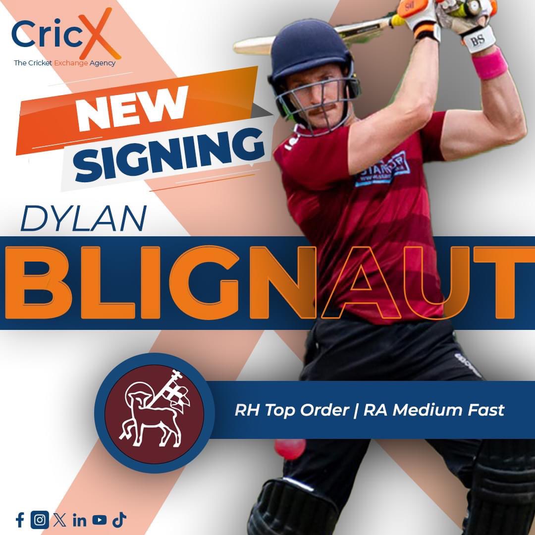cricketagency's tweet photo. ✍🏻 | 𝗣𝗘𝗡𝗭𝗔𝗡𝗖𝗘 𝗥𝗘𝗧𝗨𝗥𝗡 𝗙𝗢𝗥 𝗕𝗟𝗜𝗚𝗡𝗔𝗨𝗧 | 🏏

We are delighted to confirm that Germany international 🇩🇪 all rounder Dylan Blignaut has signed for the upcoming Cornwall Cricket League 2024 season. 

Blignaut, a top order bat and seam bowler, is no stranger for the club having previously had two successful seasons in 2018 & 2019 amassing 1400 runs and taking 70 wickets 💥. 

Since then he's been in the runs again, scoring just over 1000 runs for The Hills (2021/22) and 1148 @ 60.42 for Ibstock Town in 2023 👀.

Congratulations Dylan, looking forward to seeing you next season. 👏🏼

Read more about it here  👇🏻

https://t.co/L9izCSdGs3

#CricketAgency | #CricketAgent | #CricX | #CricketContent | #CricketLovers | #cricketFans | #Germany | #GermanInternational | #SeamBowler | #TopOrderBat | #Cricket | #UKCricket | #CricketUK2024 | #EnglishCricket | #EnglandCricket | #Cornwall | #Penzance | #CornwallCricket

@PenzanceCricket @ibstocktowncc1 @WalshawCricket @thehillscc @Cricket_Germany