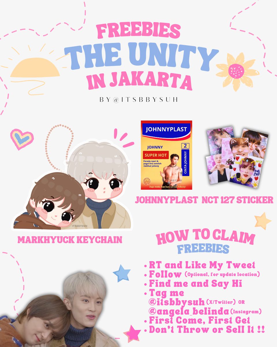 itsbbysuh's tweet photo. [RTs and likes are appreciated]

‼️FREEBIES THE UNITY IN JAKARTA‼️
— by @itsbbysuh🌷♡⋅₊˚

Calling out NCTzens 💚

🗓️: 13 - 14 January 2024
📍: INDONESIA ARENA 

★ Limited
★ Details on pict
★ Open for trade (dm) 

#THEUNITY #THEUNITYINJAKARTA  #NEOCITY_THE_UNITY_JKT https://t.co/bd8VlA2Dn9