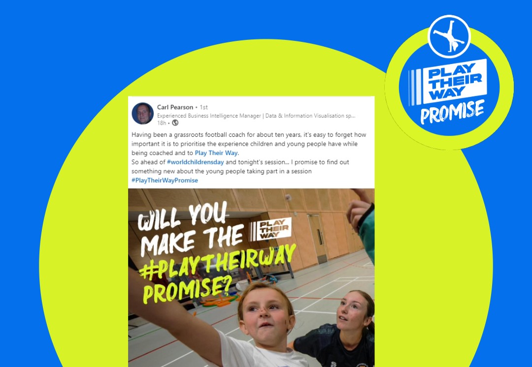 playtheirway's tweet photo. π We're celebrating every one of you who made a #PlayTheirWayPromise this year!
π Here are just a few of the 50+ promises shared by amazing coaches, clubs and organisations around the UK.
β‘οΈ Make a promise to put children's rights first in sport: https://t.co/JkrLnOR6H0 https://t.co/WbvMSBLZzZ