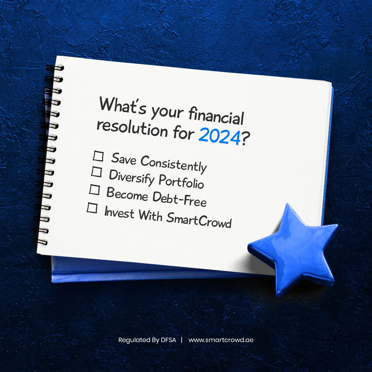 Level up your financial game in 2024! 🚀

Here are a few New Year resolutions to consider. What's on your list - all of the above or something else? Who knows, maybe we can help you achieve your goals!

#NewYear #SmartCrowd #RealEstateInvestment