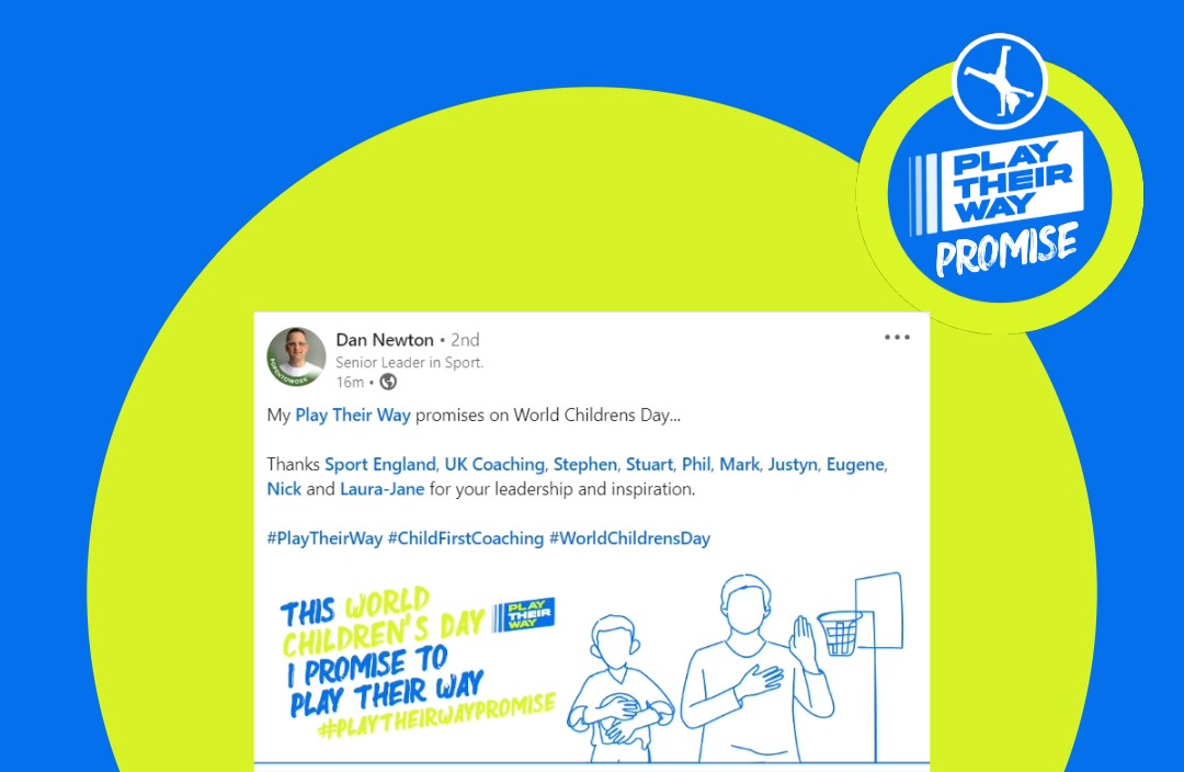 playtheirway's tweet photo. π We're celebrating every one of you who made a #PlayTheirWayPromise this year!
π Here are just a few of the 50+ promises shared by amazing coaches, clubs and organisations around the UK.
β‘οΈ Make a promise to put children's rights first in sport: https://t.co/JkrLnOR6H0 https://t.co/WbvMSBLZzZ