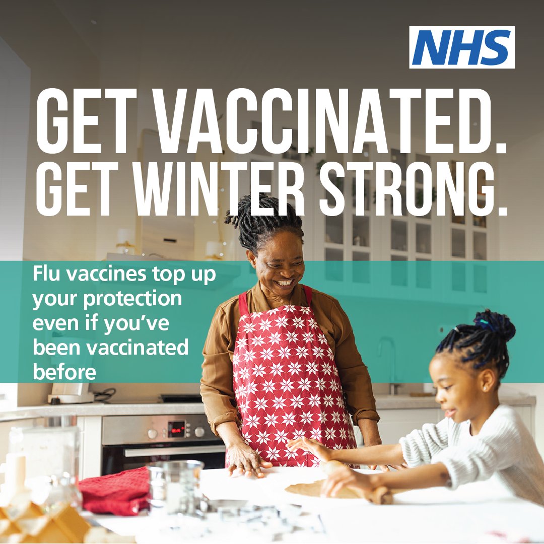 New NHS data shows the number of people in hospital with flu has increased six-fold in a month. Find out how to get vaccinated against flu to increase protection this winter. ➡️ nhs.uk/wintervaccinat…