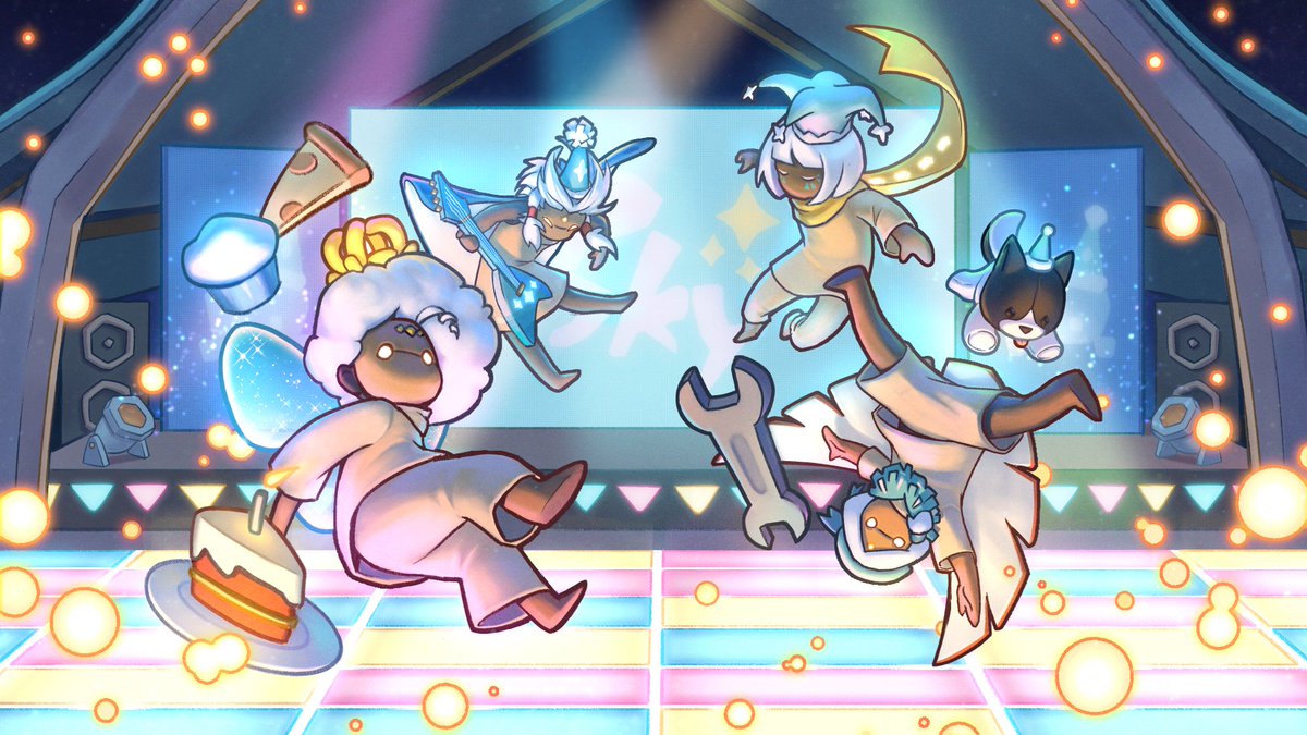 #2023年自分が選ぶ今年の4枚 仕事絵版
来年もよろしくお願いします！！🎍🙇🏻‍♀️

#thatskygame #sky星を紡ぐ子どもたち #光遇