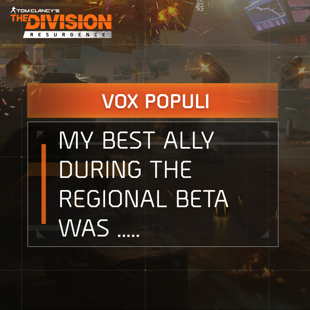 Our best ally during the Regional Beta was ... you 🥰 (what? too corny?)