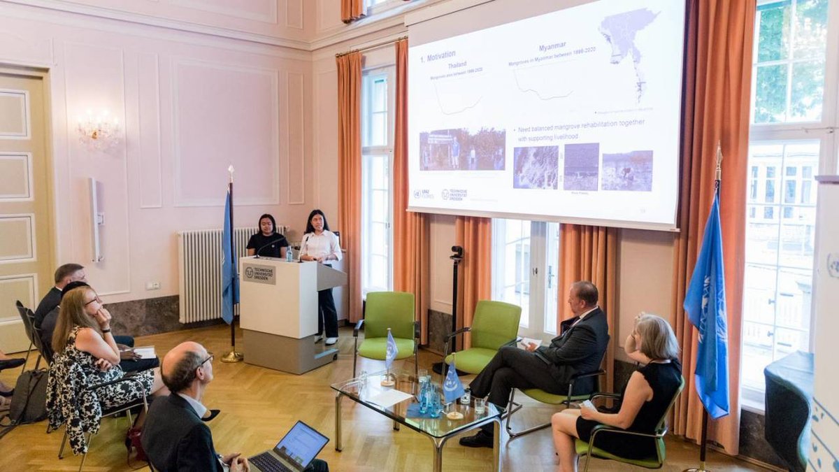 edelguenther's tweet photo. Celebrating a year of triumphs at @UNU_FLORES! From the inauguration of #NEXtra, #DNCi, #AID programme & #SNF journal to the Textile Symposium as well as @LabLausitz approval. Grateful for an exceptional team! Wishing all a joyous festive season and continued success in 2024! https://t.co/bjQi4sVhUU