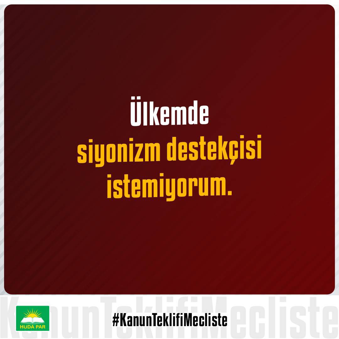 FarukDinc_'s tweet photo. Siyonist ve uzantılarının memleketimizde, suyumuz ve ekmeğimiz ile beslenip sonra da siyonistlerle birlikte Gazze’de kardeşlerimizi katletmesine razı olmayacağız.

Siyonistlerin vatandaşlıktan çıkarılıp yargılanması ve mal varlığına el konulması için #KanunTeklifiMecliste https://t.co/o7p1FJ7zal