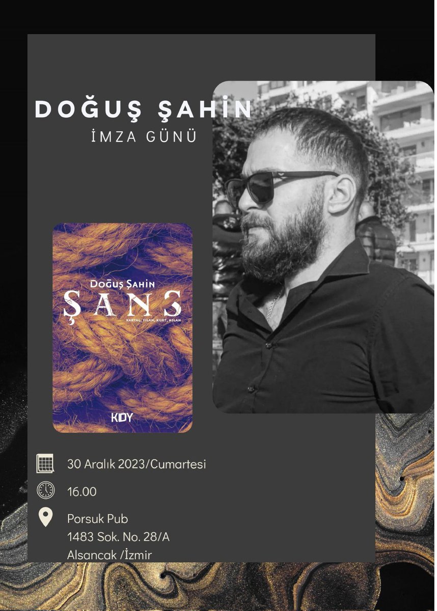 İlk etkinlik kendi şehrimizde, evimizde yapılacak. Romanın bazı bölümleri bu barda başladı, bazı sonlar burada yazıldı. Şimdi finali yapıyoruz. Herkesi bekleriz 🍀✌🏼