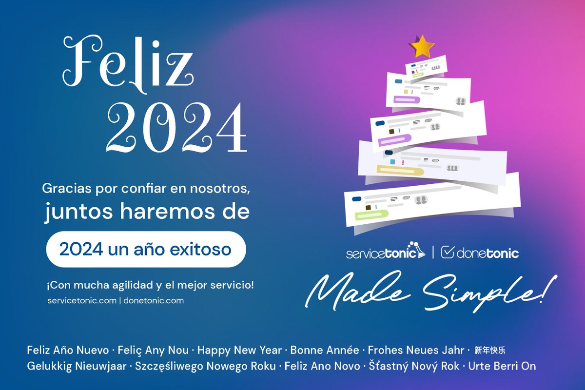 ¡Desde DoneTonic deseamos un Feliz 2024!

Que cada sprint de la vida nos acerque a nuestras metas y que la flexibilidad sea la clave para adaptarnos a cualquier desafío.

🥂🌟 #FelizAñoNuevo #Prosperidad