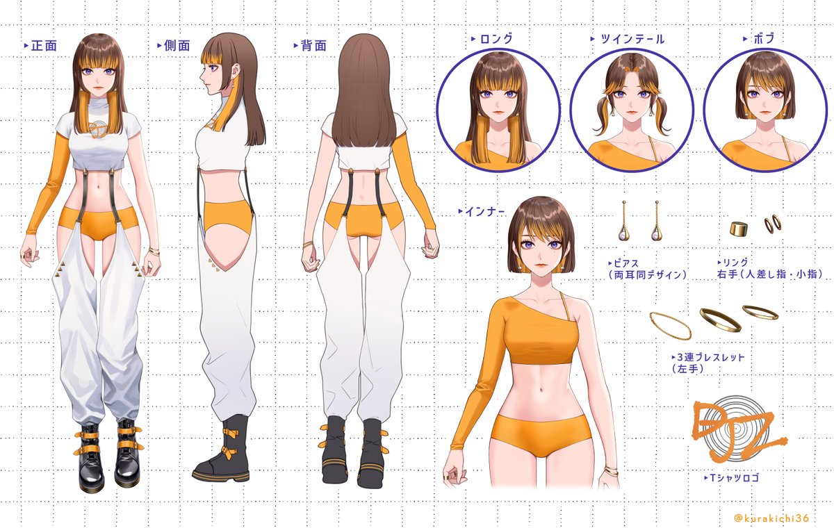 【お仕事お知らせ】 この度、Vstreamer ざらめさん(@0satozarame)の新衣装、キービジュアルを担当させていただきました! デザイン案はご本人のざらめちゃんでK-POPアイドルを意識したデザインになっております✨ ヘアスタイルも3種類お仕立てしています!