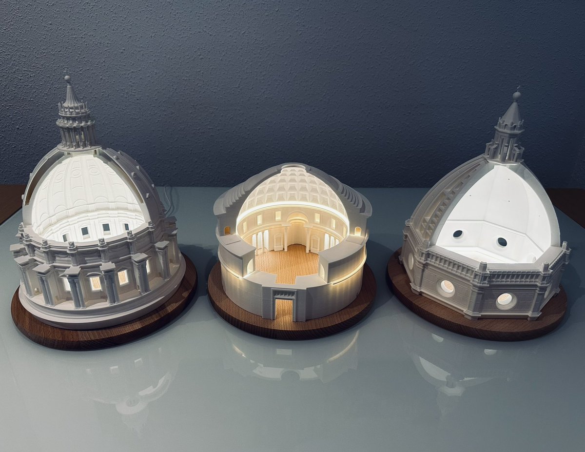n3D_workshop's tweet photo. Vaticano, Roma y Florencia.
Miguel Angel, Apolodoro y Brunelleschi.
#3dprinted #3ddesigned #architecture https://t.co/fukv0fQoUl