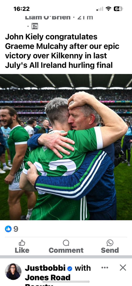 Your chance to own a bit of hurling history!  After a Christmas break our auction resumes today and  will close Sunday at  noon. 
We are currently at €2200 .. remember to text 0877806523 or contact through school FB page!  Pictured  below is the very shirt you can own.