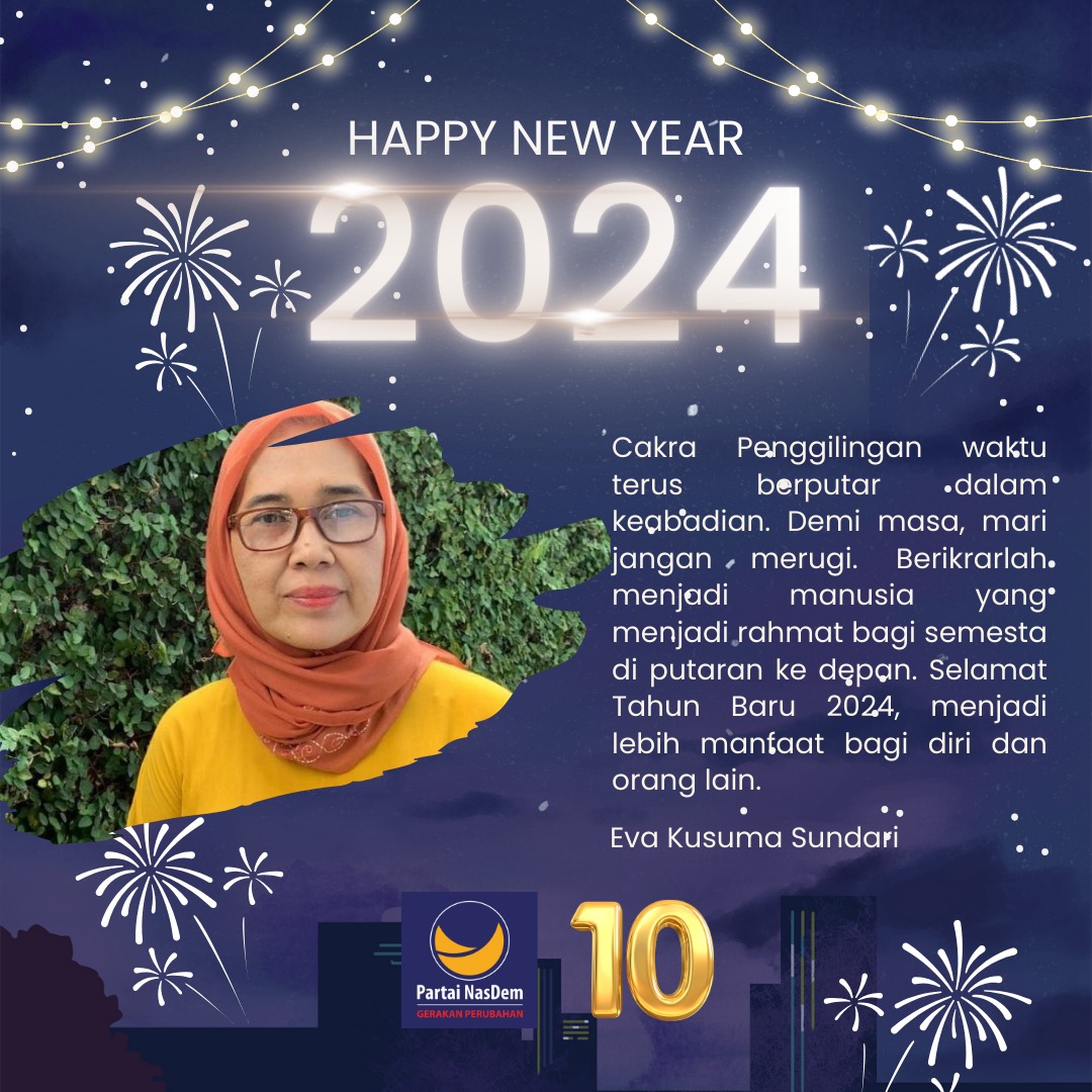 suaramerahputi1's tweet photo. Selamat Tahun Baru, menjadi tahun yang lebih bermanfaat bagi diri dan orang lain
#Nasdem
#SavePRT
#Jatim
#Madiun
#Nganjuk
#jombang
#Mojokerto
#EvaSundari
#EvaKusumaSundari https://t.co/7xnFHYHTaV
