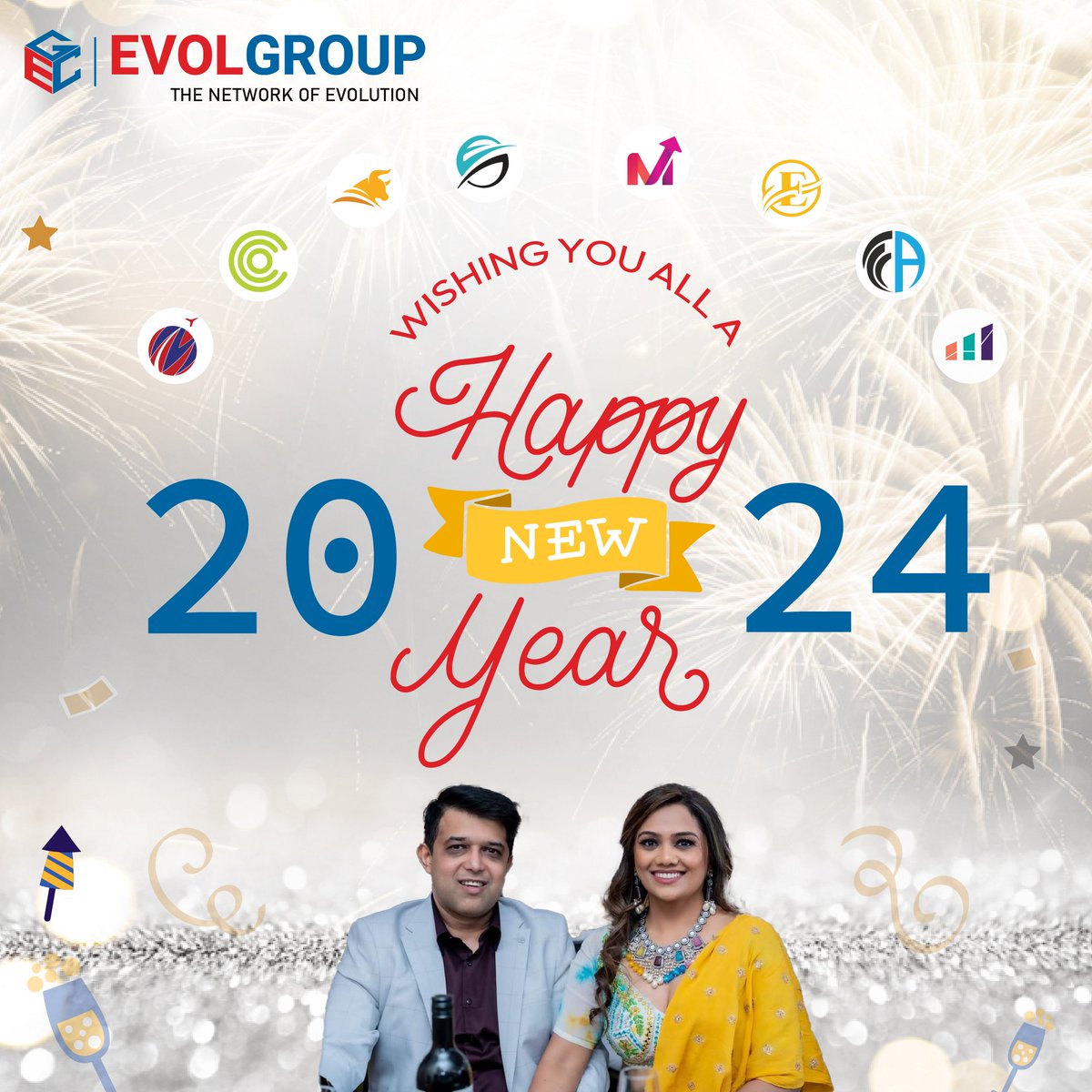 Evolgroup1's tweet photo. As we enter 2024, let's rise every day to embrace opportunities, overcome challenges and soar to new heights. We wish all our employee, partners, and colleagues a very Happy New Year.
Happy 2024 to all from @#evolGroup⭐️
#happynewyear #happynewyear2024 #evolGroup https://t.co/o0Jm8rTlLz
