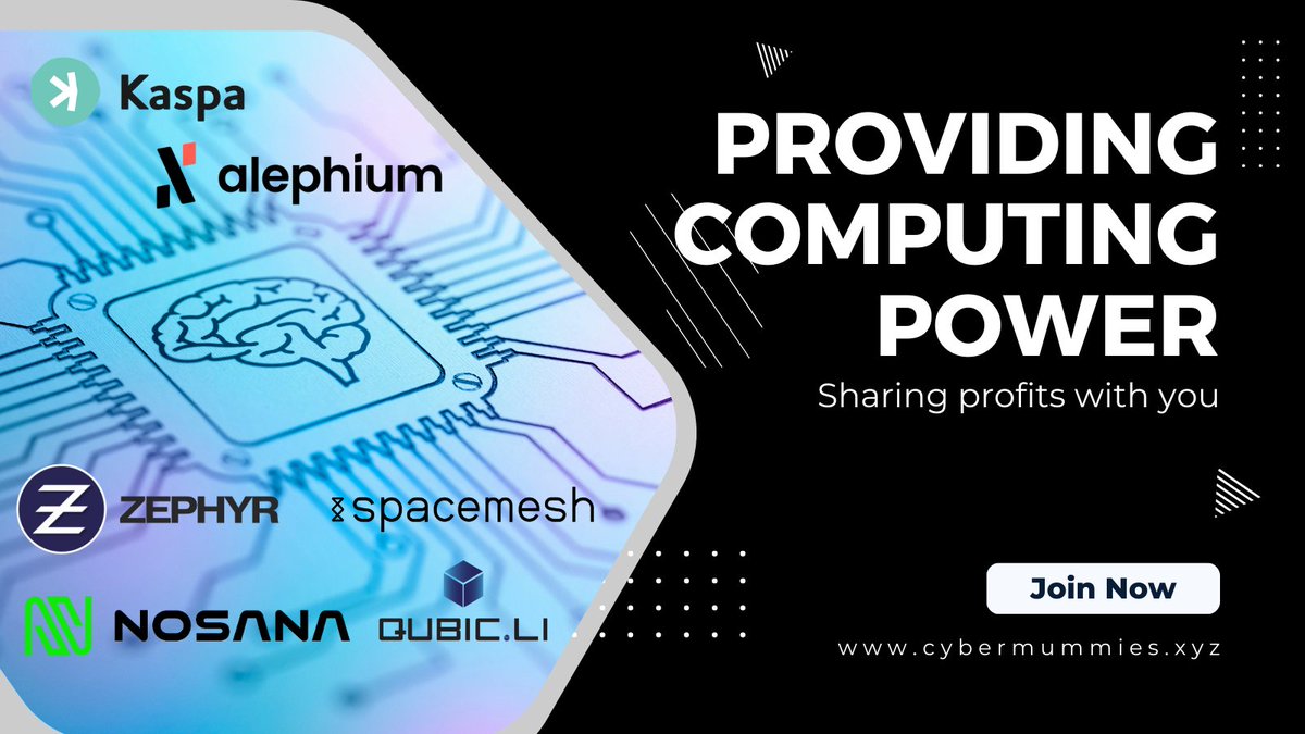 CyberMummies's tweet photo. Introducing: Simplified physical bridging 🧬

We're uniting the best #PoW Proof Of Work blockchains with the leading #PoS Proof Of Stake blockchain @solana.

Join us on our computing power journey &amp; explore our first NFT AI tool now LIVE!

#SOL #KAS #ALPH #QUBIC #ZEPH #SMH #NOS https://t.co/raqR6XN6r9