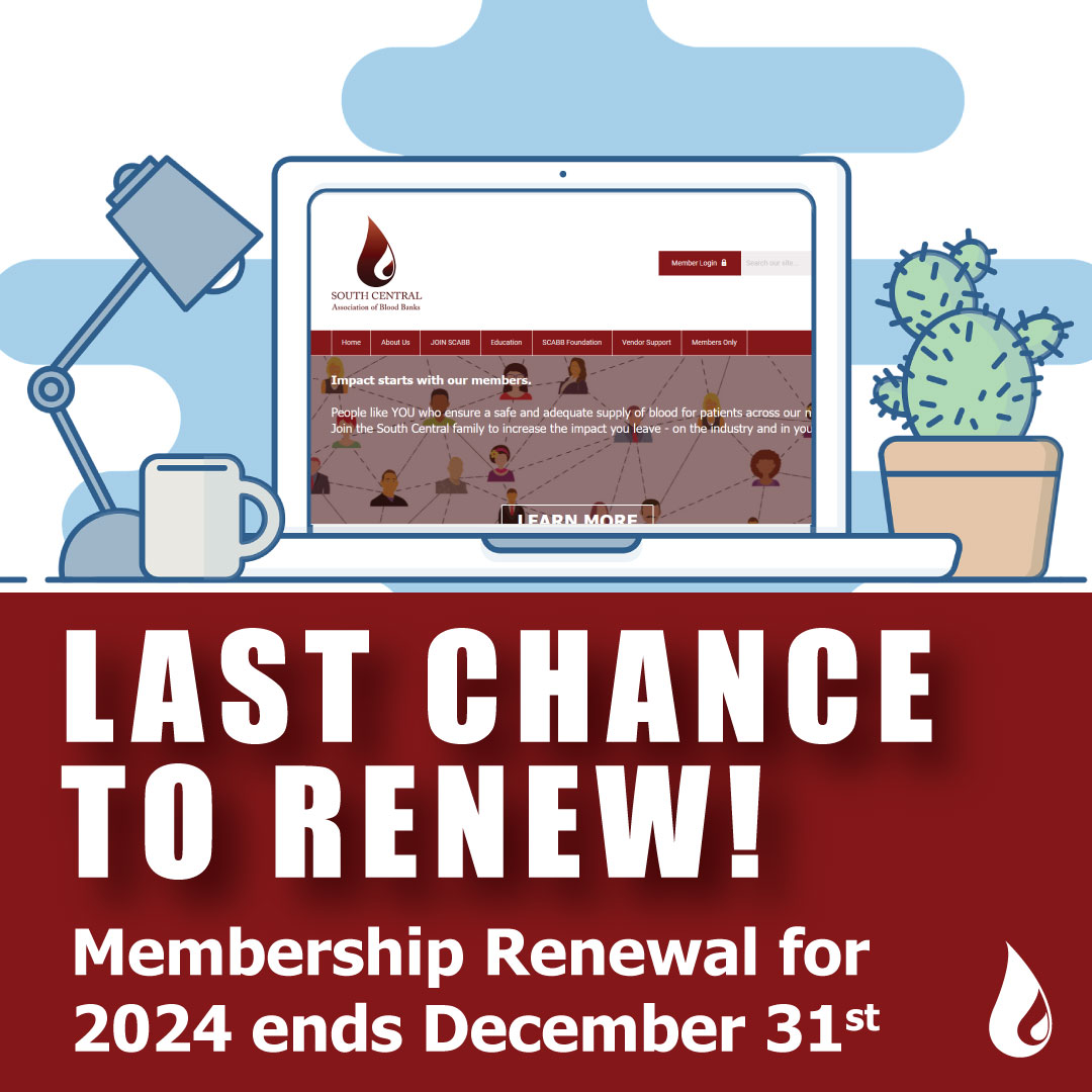 Last Chance to renew your SCABB membership for 2024! Renew today at bit.ly/3n6yal6!
