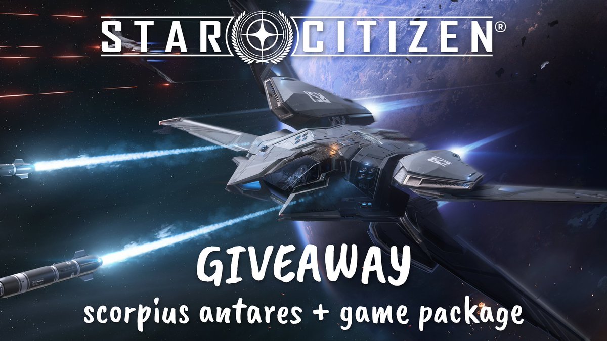glitchedinorbit's tweet image. To celebrate the holidays and Alpha 3.22, I'm giving away a Scorpius Antares &amp;amp; Star Citizen Game Package!

To enter:
❤️ Like
🔁 Retweet
✨ Follow me @glitchedinorbit

Ends 12/1/24

#StarCitizen #giveaway