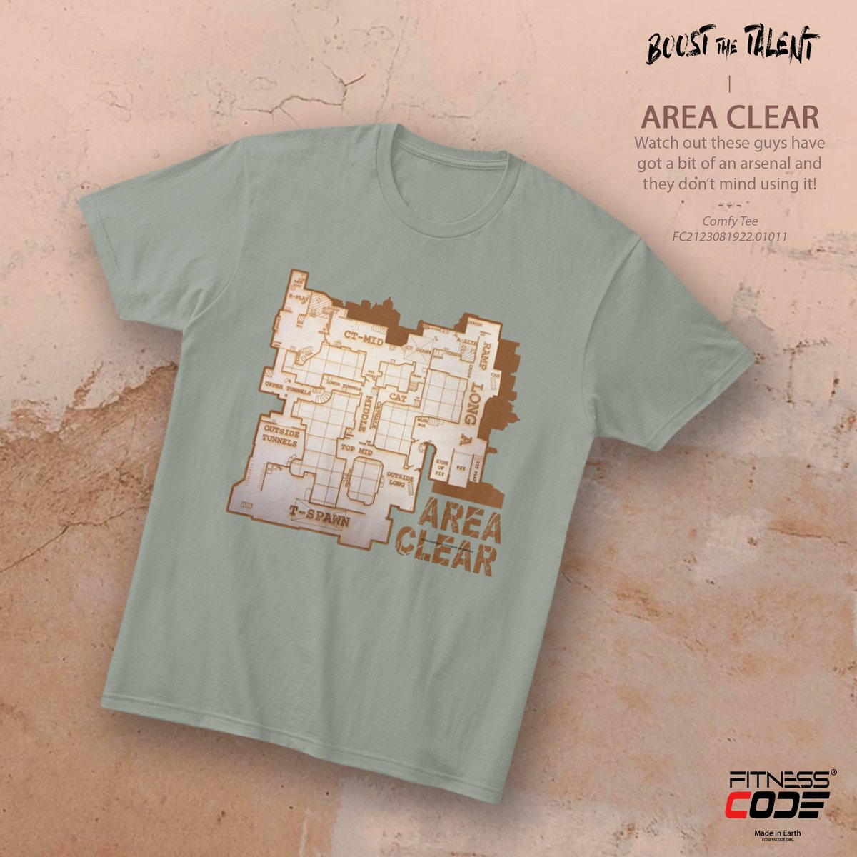 FitnessCodeShop's tweet photo. Area Clear | Comfy Tee 🪖
https://t.co/svu1NuU45z 🔴

#counterstrike
#cs2 #counterstrike2
#gamerlife #gamergirl #geeklife #gamingcommunity #fitnesscode #boostthetalent https://t.co/yG5X96buz9