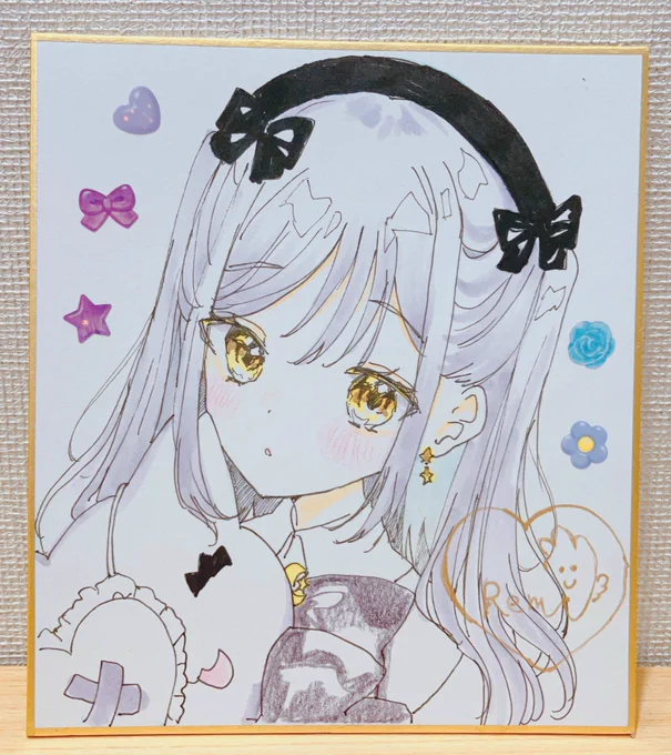 しのみやの色紙です