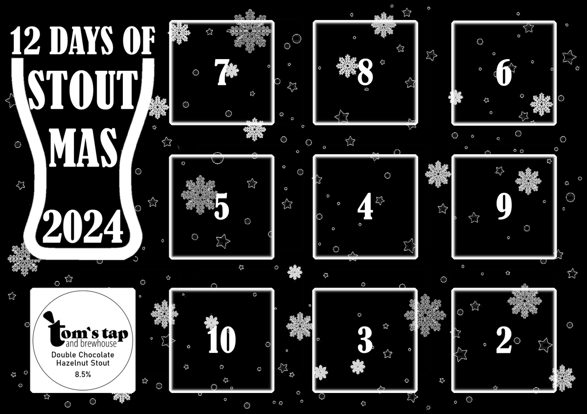 DystopianBar's tweet photo. Time to open door 1, and see what we've got!!
Ooooh, @tomstapandbrew Double Chocolate Hazelnut Stout! At a easy 8.5% as well!
#stoutfest #beerfest #imperialstout #craftbeer #kegbeer https://t.co/RcOLpQy9hA