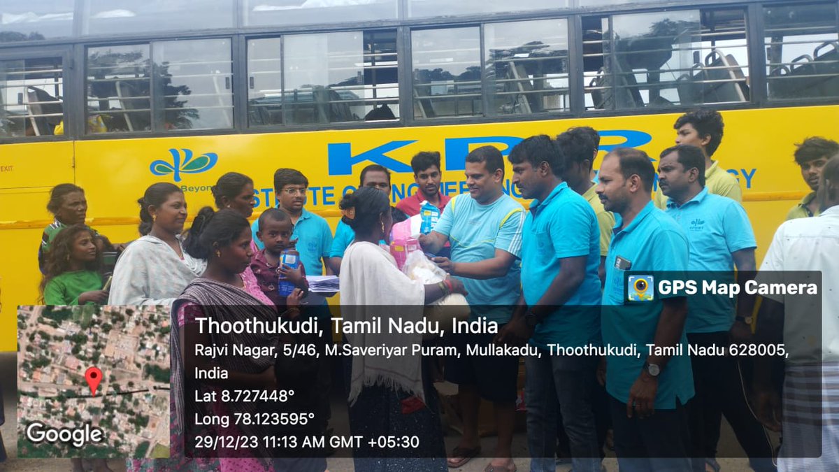 simpletrusttn's tweet photo. We (Tuticorin Volunteers Team - Globally United) sharing our  heartfelt gratitude to the KPR Institute of Engineering and Technology management for their unwavering support, laying the groundwork for our meaningful initiative. Their belief in community service has been the guiding force, inspiring the entire KPR Institute of Engineering and Technology community to come together for the benefit of those affected by the floods in Tuticorin.

We would like to share our thanks to the dedicated staff and students of KPR College for their generous contribution of 2.75 lakhs, directly impacting 334 families in flood-affected Tuticorin by today (29-12-2023). This display of compassion and unity within the KPR College community showcases the power of collective efforts in making a tangible difference in people's lives.

Also we would like to share a special acknowledgement to our beloved on-field volunteer Co-ordinators , Mrs. Anantha Reshmi and Mr. Alex Karthick , whose dedication and hard work were crucial in executing the relief efforts successfully. A heartfelt thank you is also extended to the #Tuticorin #District_Police for their invaluable support and police escort, ensuring the safety and efficiency of the relief distribution. Moreover, sincere appreciation goes to the global core team and every volunteer, near and far, showcasing the strength of global solidarity in times of adversity.

Thankyou 🙏@TUTICORINPOLICE | @KPRIETonline 

Thank you all 🙏 @ram_krish09 |  @Munishbheemji | @Nathan_Senthil  | @pmpitchai123 |  @Pradeep01R | @ananthareshmi87 | @alexkarthick6 
@Umarenuga2016 |@Ragavendirakuma | @therinjukonga | @Sattvatmaya | @ThamizhanSelvan 

#CommunitySupport #TuticorinRelief #Volunteer 🙏💙 #TNRains #KPRIET #tuticorin