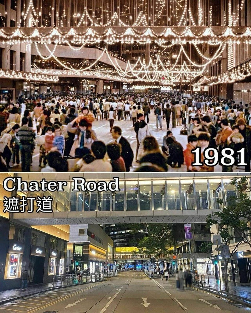 英殖時代，秩序混亂，交通受阻
國安法後，由治及興，市面平靜
#Christmas #聖誕快樂 #由治及興