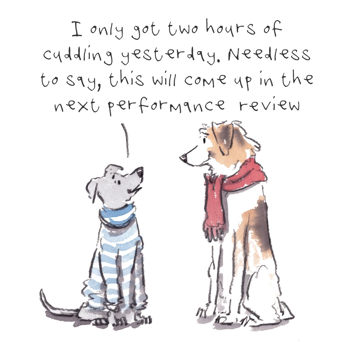 iaindwelch's tweet image. I hope that you are having a really lovely day so far, lovely people and lovely dogs. 
It is dog-cuddling weather here.
I'm wishing you the very best for the rest of your day. 
#hoorayfordogs #cuddling #performancereview