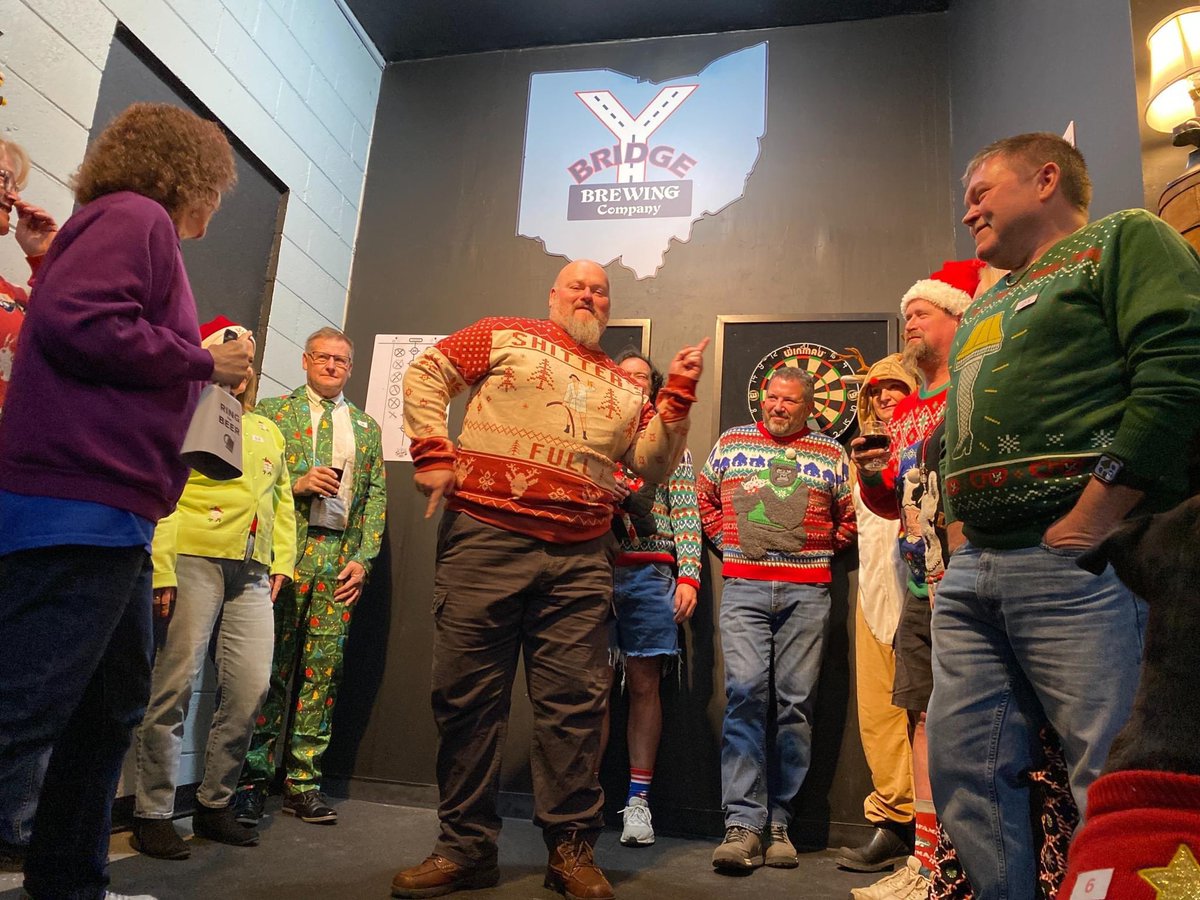 Dance moves &amp; impeccable fashion choices, he does more than just make great beer! 
Come on in and finish 2023 with some Y-Bridge brews 🍻