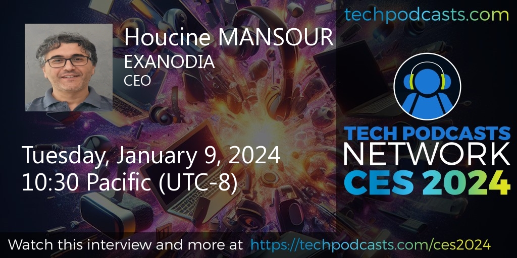 Exanodia's tweet image. Only 10 days left for the #CES2024 to open doors in Las Vegas!
We are excited to be interviewed on live in the #CES2024 broadcast to present @Exanodia  on Tuesday, January 9, 2024 at 10:30 AM (UTC-8).
More news coming later! Stay tuned! 🚀 🚀

@auvergnerhalpes @Minalogic