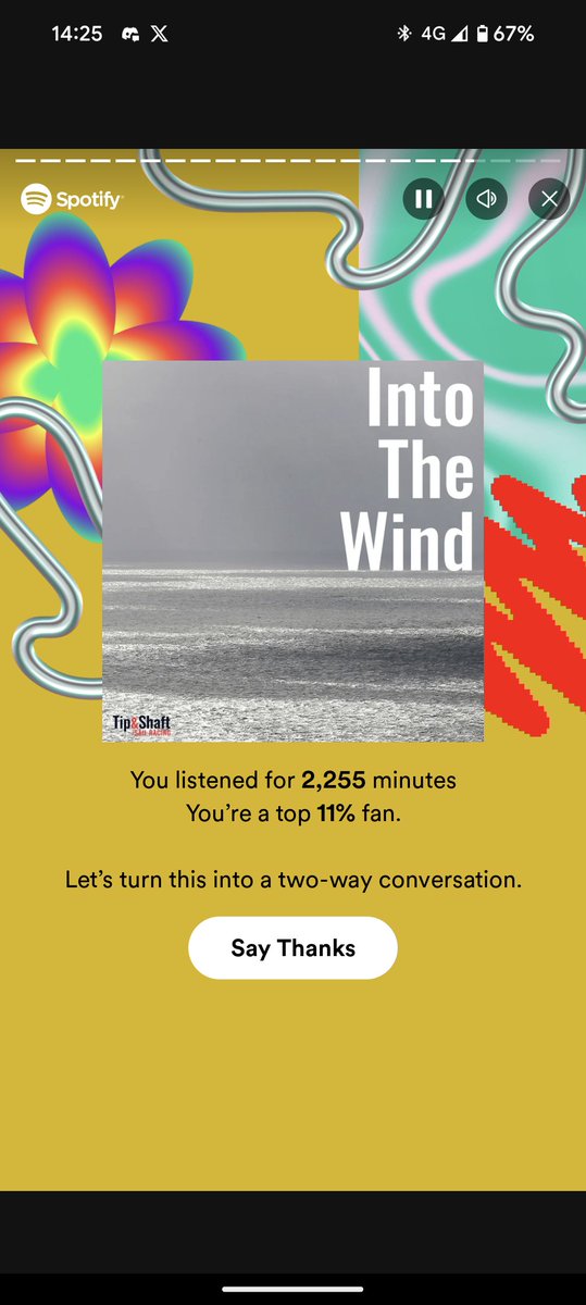 36Objective's tweet image. Un doute cependant concernant les 10% qui écoutent Into the Wind plus que moi... Vous le laissez tourner en boucle sous l'oreiller des enfants pour qu'ils deviennent de grands marins?  🥹🥹🥹🤗🤗🤗