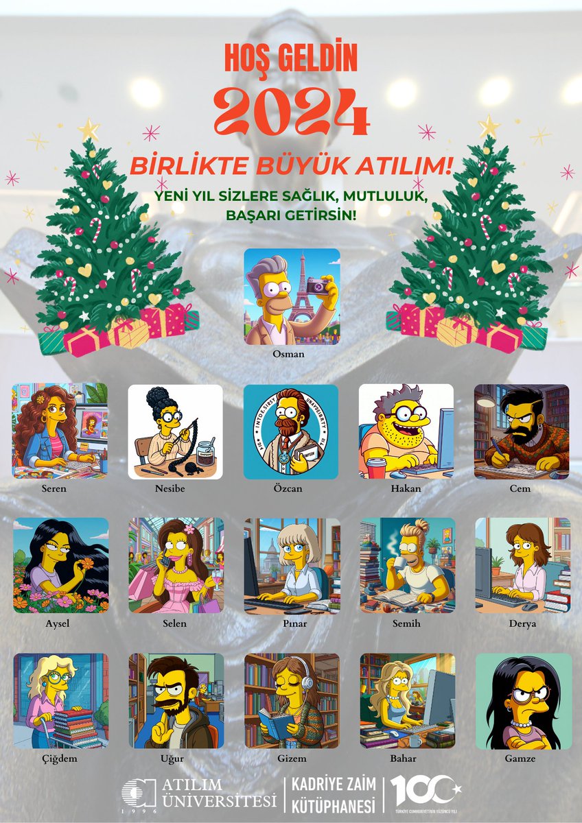 atilimlibrary's tweet photo. Herkese güzel bir yıl dileriz! 😊😌 https://t.co/NvcP66gmmR