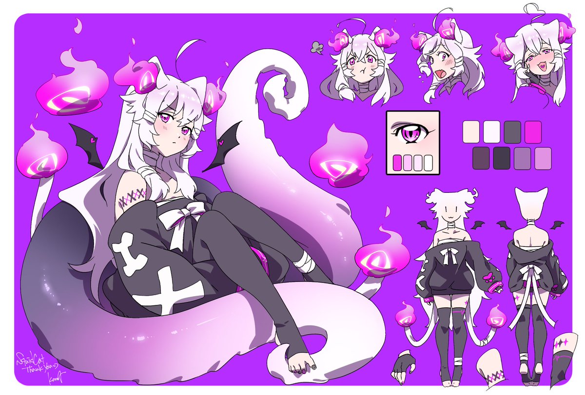 swyureiold's tweet photo. [📌]

Nyahoiii !! Je suis SquidCat~ 🩷👻
Ta squid ghost nekomata waifu~ 
Autrement dit une poulpe fantôme chat à deux queues (yokai) ~

Tag : #SquidCat
NSFW : #SquidCatNsfw
🔗 : https://t.co/UiXtSJA9N3

Je suis actuellement en pause stream indéterminée mais viens me suivre voir mes dessins et autres~ 🩷

#vtuber x #vtuberfr x #SquidCat