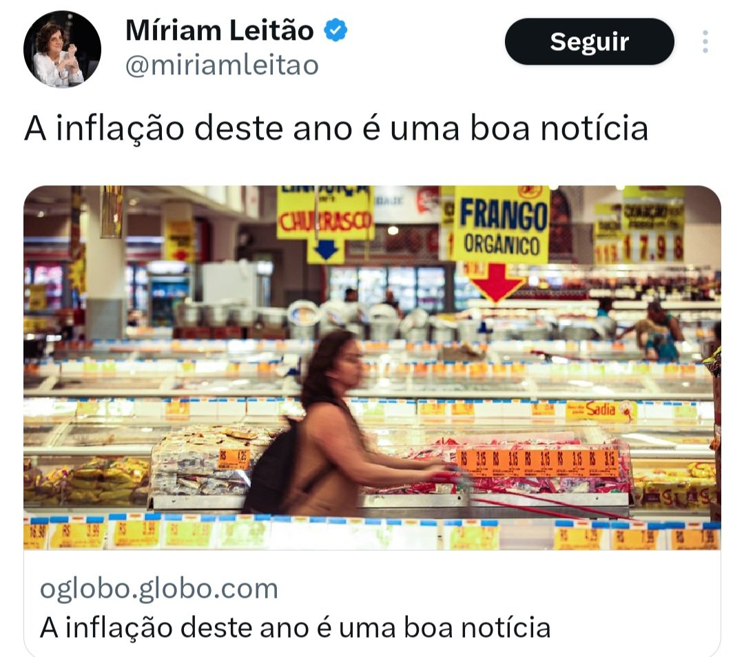 TumultoBR's tweet photo. Já vi muita coisa na vida mas dizer que a inflação é uma boa notícia, é de uma safadeza sem limites. Percebem o quão mal fazem a Globo e seus jornalistas ao Brasil? https://t.co/2VFBK4wK8u