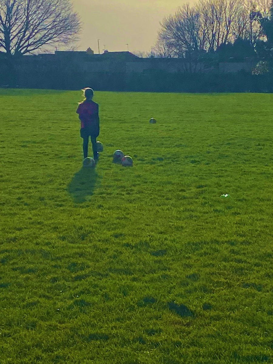 My Livi Loo practicing her skills with her Dad! What could be better ⚽️💖