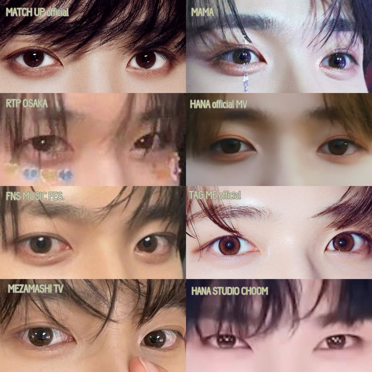 まさやくんのアイメイクすきすぎて発狂カラコンもええしスチュムの猫目