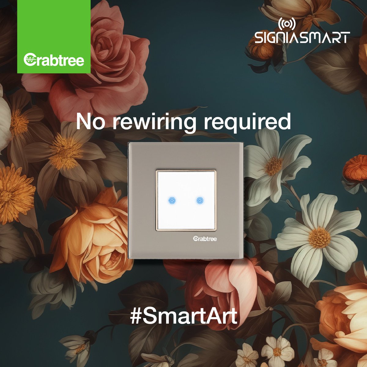 HavellsCrabtree's tweet image. Automate your home in no time with wireless modules that take only a jiffy to get installed. Experience the #SmartArt of living.

Buy Now: bit.ly/3Z55PQ0

#Crabtree #CrabtreeLife #SigniaSmart