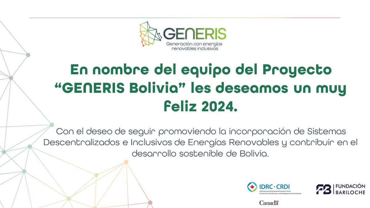 GENERIS Bolivia tweet media