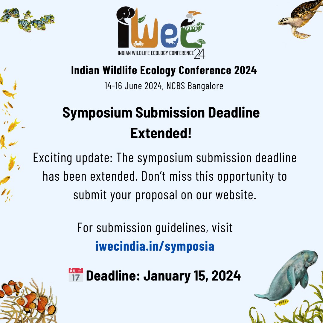 Indian Wildlife Ecology Conference 2026 (IWEC`26) tweet media