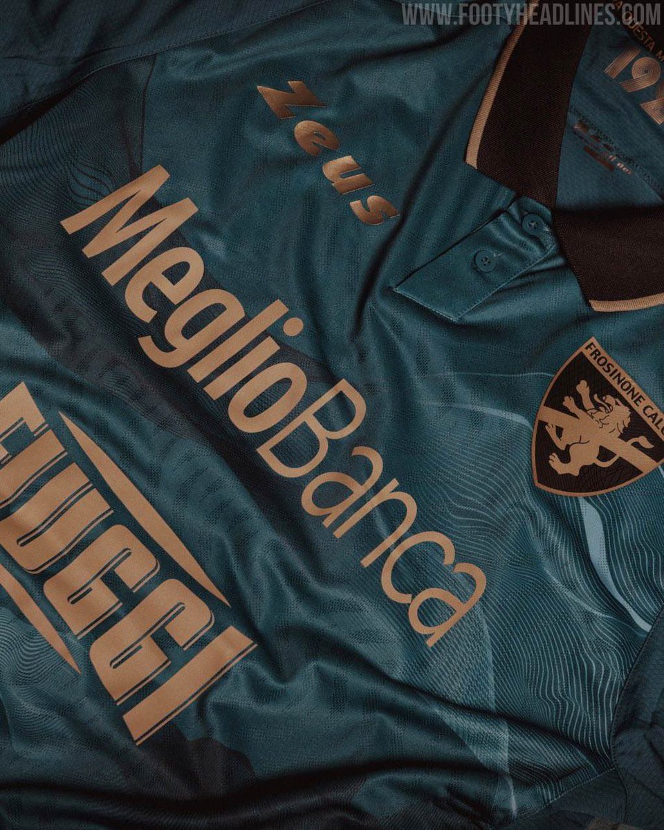 Whilst Frosinone Calcio may be 14th in Serie A, they’re right up top with the best in Europe for kits with their stunning 4th kit balancing fashion and form so well as Italian clubs always seem to.