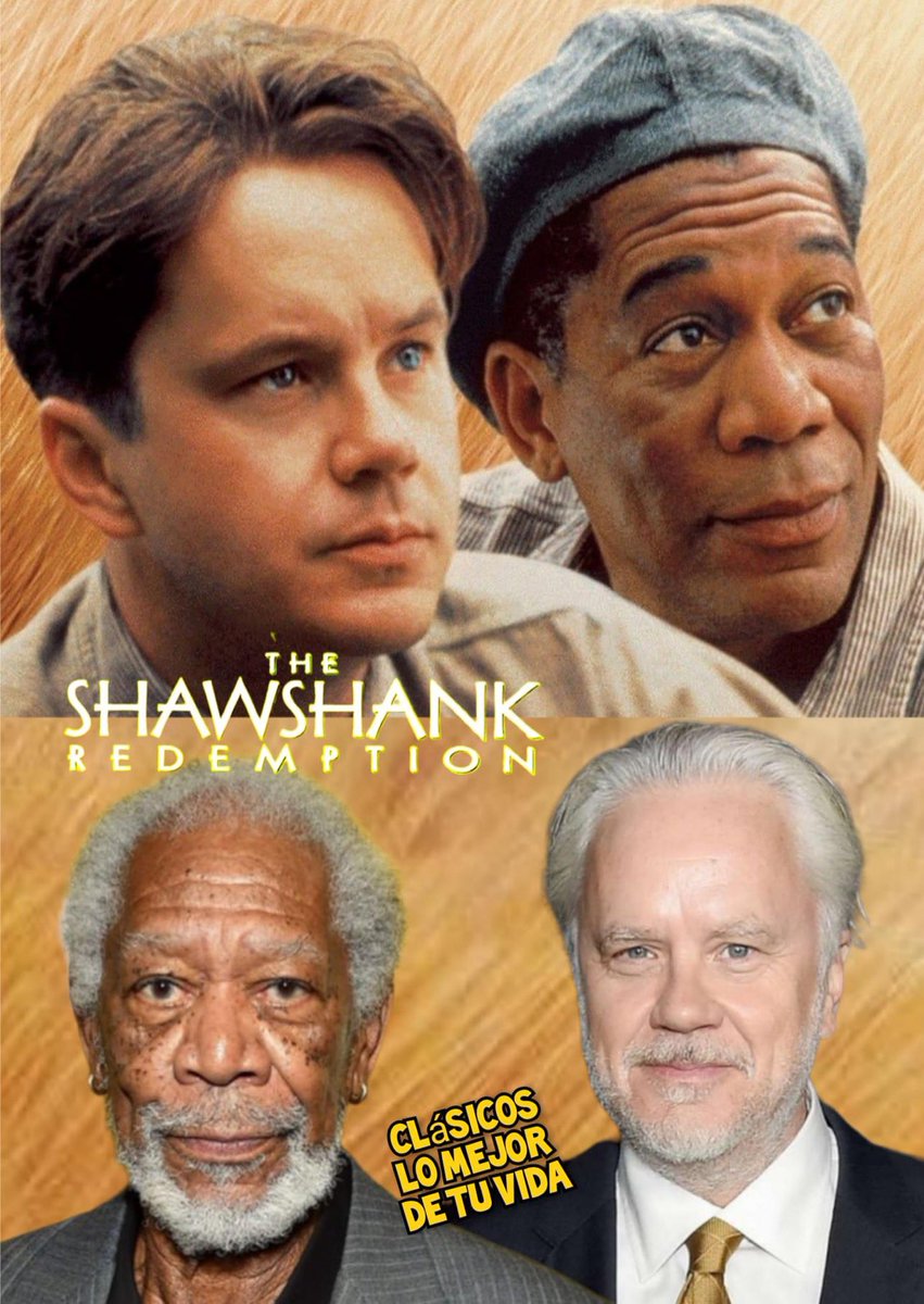 cinesinfiltros's tweet image. LEYENDAS !!🎥👌
#MorganFreeman interpretó a Ellis Boyd &apos;Red&apos; Redding, mientras que #timrobbins había ensayado el papel de Andy Dufresne 
talentos que participaron en &quot;The Shawshank Redemption&quot; (1994)
&apos;Sueños de fuga&apos; que cumple 29 años y es considerado un Clásico de culto.