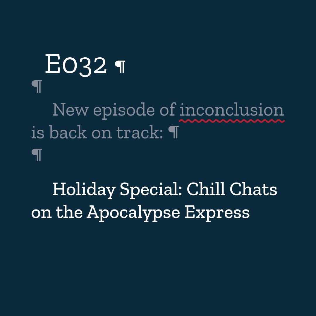 _inconclusion_'s tweet photo. Board the wagons and pull the air whistle because the Inconclusion train is departing for the next year!

Check out our new episode: https://t.co/KAVJsZBluO

#chrisevans #christmas #movie #snowpiecer #train #apocalypse #dystopia #podcast #technology #tech https://t.co/oVc2nBNt3X